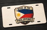 Made In Philippines Flag Auto Metal License Plate