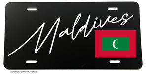 Maldives Flag Country Car Truck Auto License Plate Cover - OwnTheAvenue