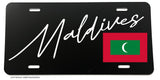 Maldives Flag Country Car Truck Auto License Plate Cover - OwnTheAvenue