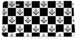 Freemason Model V01 Metal License Plate