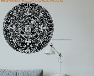Maya Mayan Aztec Calendar Wall Decor Decal For Home Office Business 20" - OwnTheAvenue