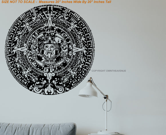 Maya Mayan Aztec Calendar Wall Decor Decal For Home Office Business 20