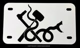 Mechanic Tools Tattoo Art Style Snake Motorcycle Metal License Plate - OwnTheAvenue