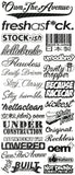 JDM Mega Sticker Pack Lot of 26 Carbon Fiber Decals Low Race Drift - OwnTheAvenue