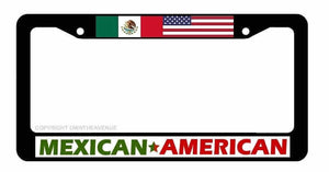 Mexican American Latina Latino Car Truck Auto License Plate Frame - OwnTheAvenue