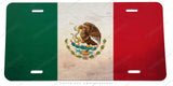 Mexico Mexican Flag Vintage Style Metal Printed V01 Auto License Plate