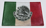 Mexico Mexican Subdued Vintage Style Flag Iron On Patch