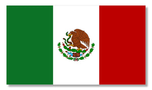 Mexico Mexican Flag Country Car Truck Bumper Window Laptop Vinyl Sticker Decal
