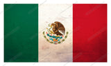 Mexico Mexican World Country Flag Vintage Style Vinyl Sticker Decal 4" - OwnTheAvenue