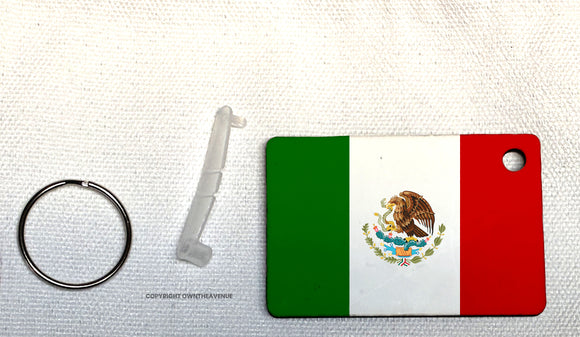 Mexico Mexican Flag Keychain