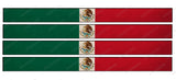 Mexico Mexican Flag Racing Stripes Vintage Style Sticker Decals 6" - OwnTheAvenue
