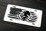 USA American Mexico Mexican Flag Vintage Style Auto License Plate