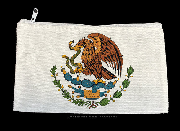 Mexico Mexican Flag Coat of Arms Purse Bag