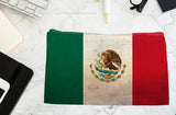 Mexico Mexican Flag Grunge Purse Bag
