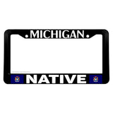 Michigan Native Flag Car Truck Auto License Plate Frame