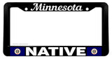 Minnesota Native Flag Car Truck Auto License Plate Frame