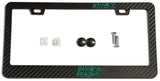 Mint Topographic Topography Sport Stripe V01 Carbon Fiber License Plate Frame