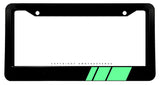 Mint Sport Racing Stripe Drifting Model V001A Black License Plate Frame - OwnTheAvenue