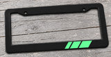 Mint Sport Racing Stripe Drifting Model V001A Black License Plate Frame - OwnTheAvenue