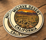 2 Pack - Mojave Desert California Souvenir Car Truck Laptop Vinyl Sticker Decals 4"