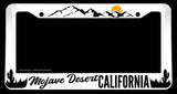 Mojave Desert California White License Plate Frame - OwnTheAvenue