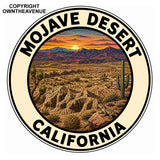 2 Pack - Mojave Desert California Souvenir Car Truck Laptop Vinyl Sticker Decals 4"