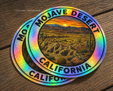 x2 Mojave Desert California Souvenir Car Truck Laptop Holographic Sticker Decals