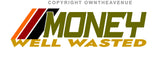 x2 Money Well Wasted Humor Joke JDM Racing - Model V01 Vinyl Sticker Decals 5" - OwnTheAvenue