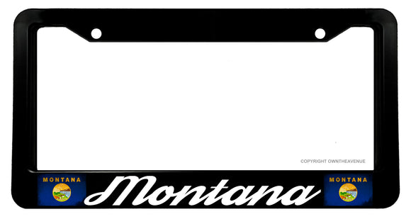 Montana Flag Car Truck License Plate Frame - OwnTheAvenue