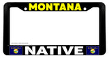 Montana Native Flag Car Truck Auto License Plate Frame - OwnTheAvenue