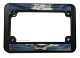 Connecticut Flag Model 2 Vintage Style Motorcycle License Plate Frame - OwnTheAvenue