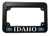 Idaho Flag Wavey Art Style Motorcycle License Plate Frame - OwnTheAvenue