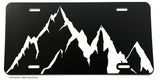 Mountains Only Off Road Truck 4x4 Black License Plate Cover - OwnTheAvenue