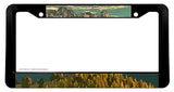 Mountains Forest Nature Hiking Camping Vintage Style Retro V04 License Plate Frame