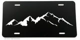 Off Road Mountains Nature Hiking Camping License Plate Cover