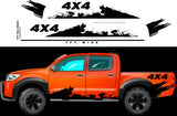 2pcs Car Splash Decal 4X4 Off Road Graphics Vinyl Stickers Truck Body Decoration