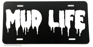 Mud Life Off Roading Diesel Mudding 4x4 Car Truck License Plate Cover - OwnTheAvenue