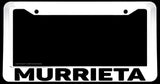 Murrieta White License Plate Frame - OwnTheAvenue