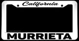 Murrieta California White License Plate Frame - OwnTheAvenue