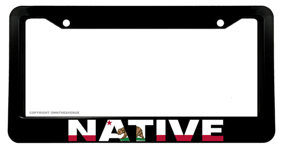 California Native Model 2 Car Truck Auto License Plate Frame - OwnTheAvenue