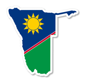 Namibia Flag Map Truck Car Window Bumper Laptop Sticker Decal 4" - OwnTheAvenue