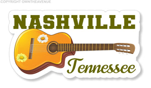 Nashville Tennessee USA America Vintage Laptop Car Truck Camping Sticker Decal