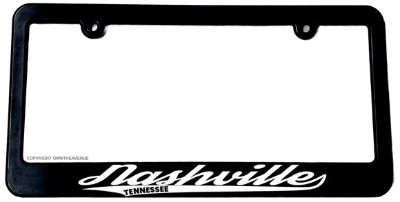 Nashville Tennessee License Plate Frame - OwnTheAvenue