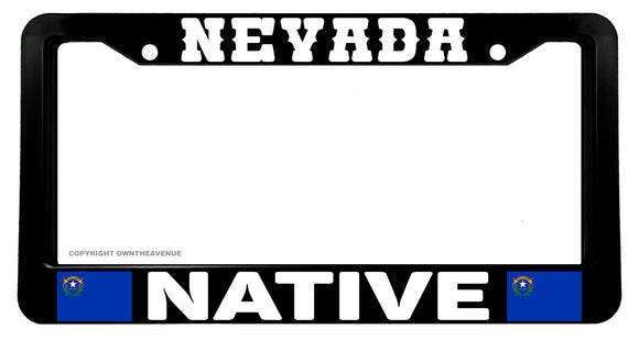 Nevada Native Flag Car Truck Auto License Plate Frame