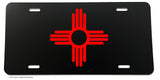 New Mexico Logo Flag Pueblo Santa Fe Albuquerque NM License Plate Cover