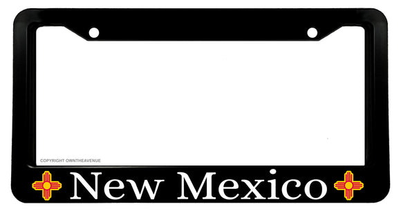 New Mexico Pueblo Santa Fe Albuquerque NM License Plate Frame - OwnTheAvenue