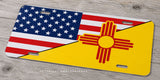 New Mexico USA American Flag Car Truck SUV Auto Metal License Plate