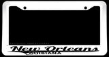 New Orleans Louisiana White License Plate Frame - OwnTheAvenue