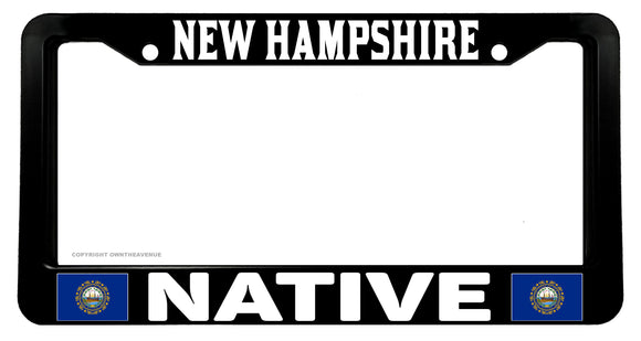 New Hampshire Native Flag Car Truck Auto License Plate Frame