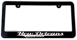 New Orleans Louisiana Slim Style License Plate Frame - OwnTheAvenue